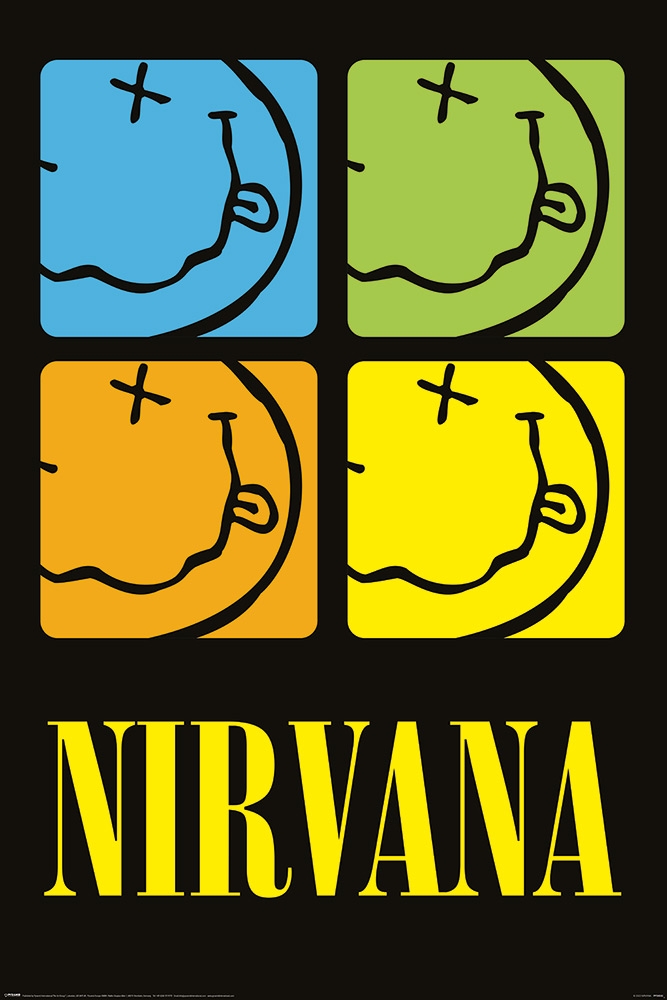 Image of Nirvana Smiley - plakat