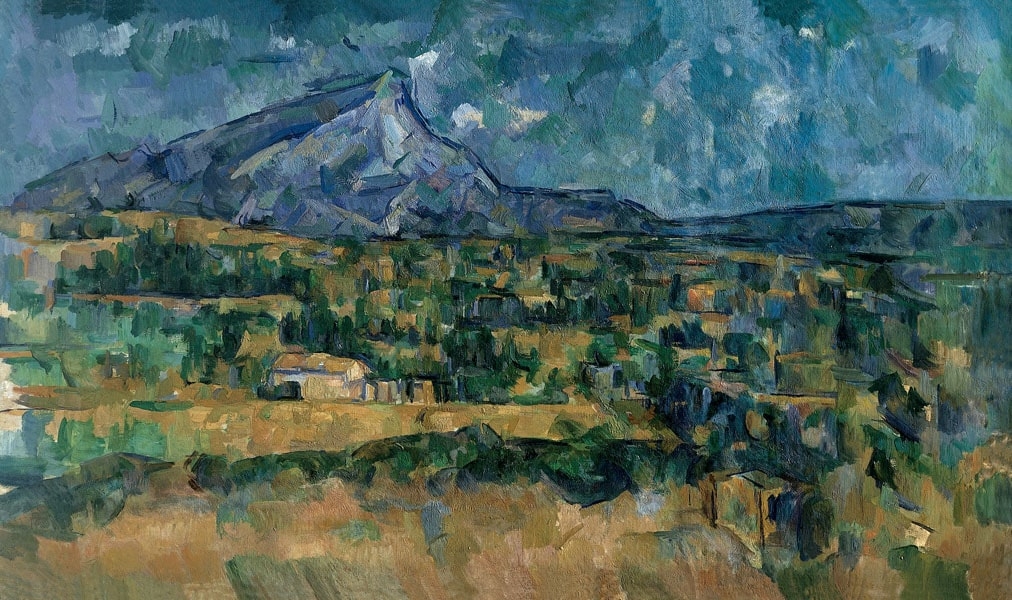 Image of Mont Sainte-Victoire, Paul Cézanne - plakat Wymiar do wyboru: 80x60 cm