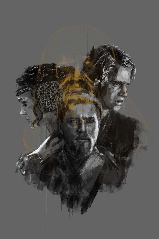 Image of Star Wars Gwiezdne Wojny I Generacja - plakat premium Wymiar do wyboru: 30x45 cm