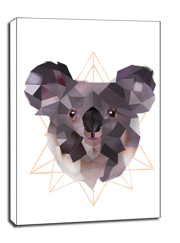 Image of koala białe tło - obraz na płótnie Wymiar do wyboru: 20x30 cm