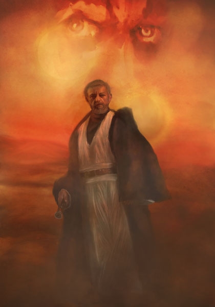 Image of Obi Wan Kenobi - plakat premium Wymiar do wyboru: 40x50 cm