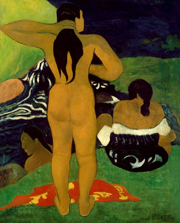 Image of Tahitian Women Bathing, Paul Gauguin - plakat Wymiar do wyboru: 60x80 cm