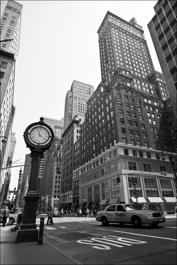 Image of New York, zegar - plakat Wymiar do wyboru: 40x60 cm