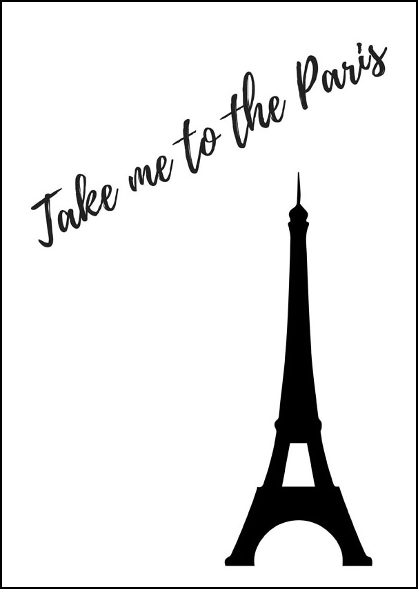 Image of Paris - plakat Wymiar do wyboru: 20x30 cm