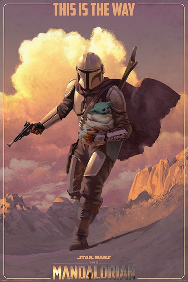 Image of Star Wars The Mandalorian This Is The Way - plakat