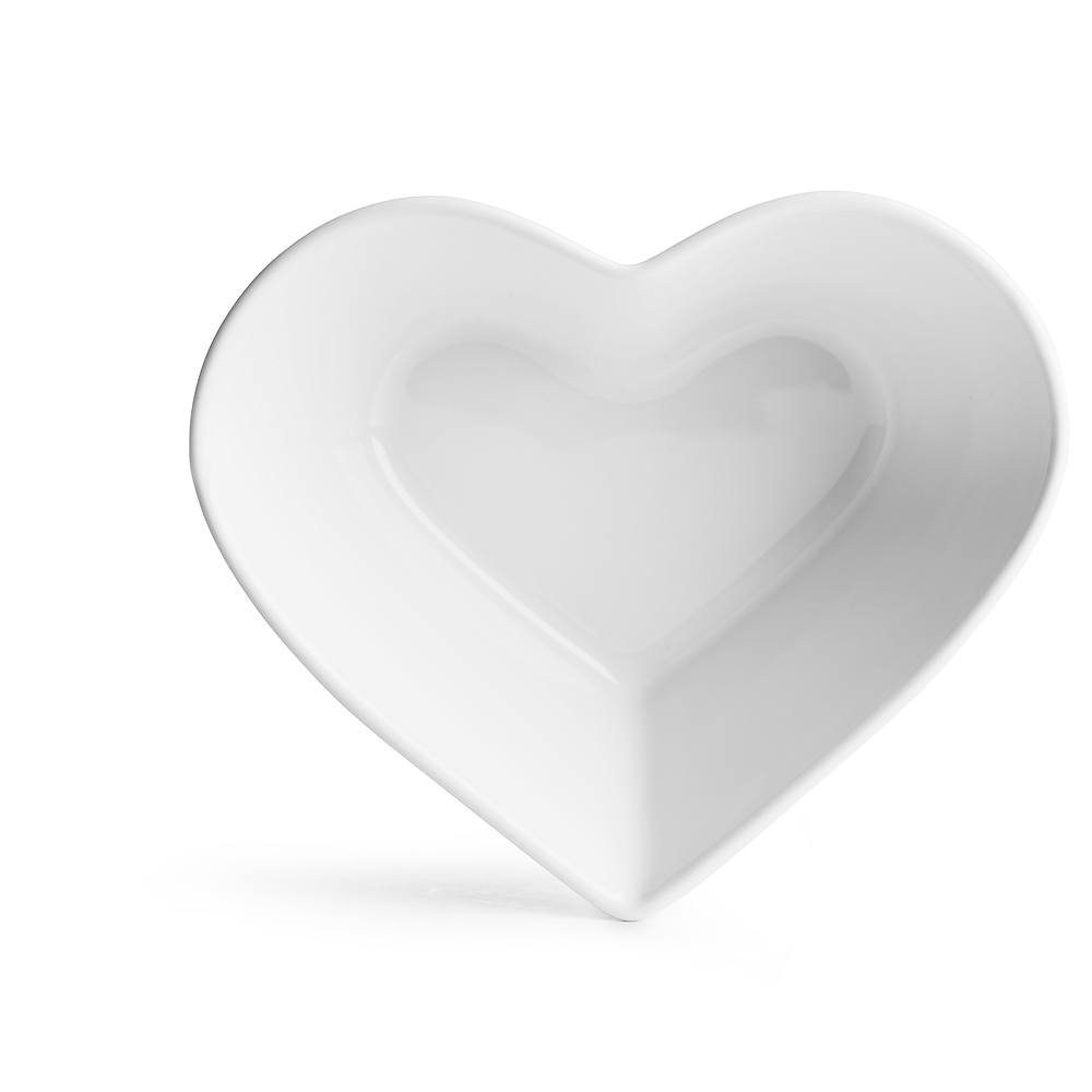 Image of miska / salaterka ceramiczna sagaform serce biała