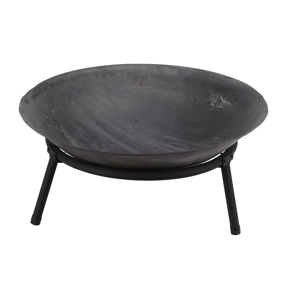 Image of palenisko ogrodowe metalowe brazier czarne 50 cm