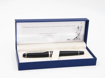 Pióro wieczne Waterman Expert czarny mat CT z grawerem i tabliczką