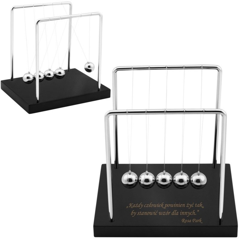 Kulki Wahadło Newtona Prezent z Grawerem