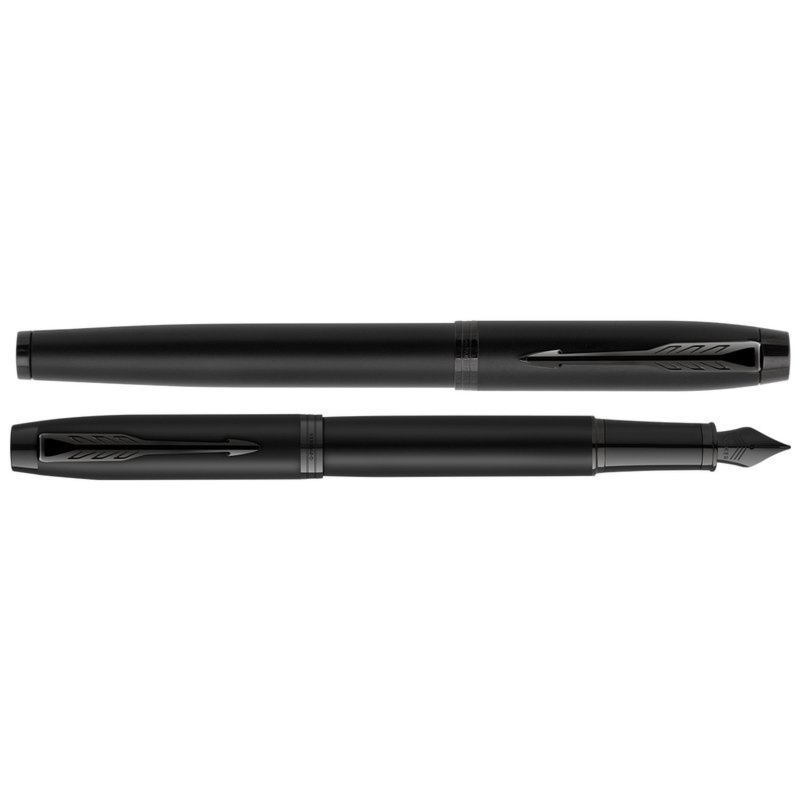 Pióro wieczne Parker IM Achromatic Czarne Mat z stalówką F