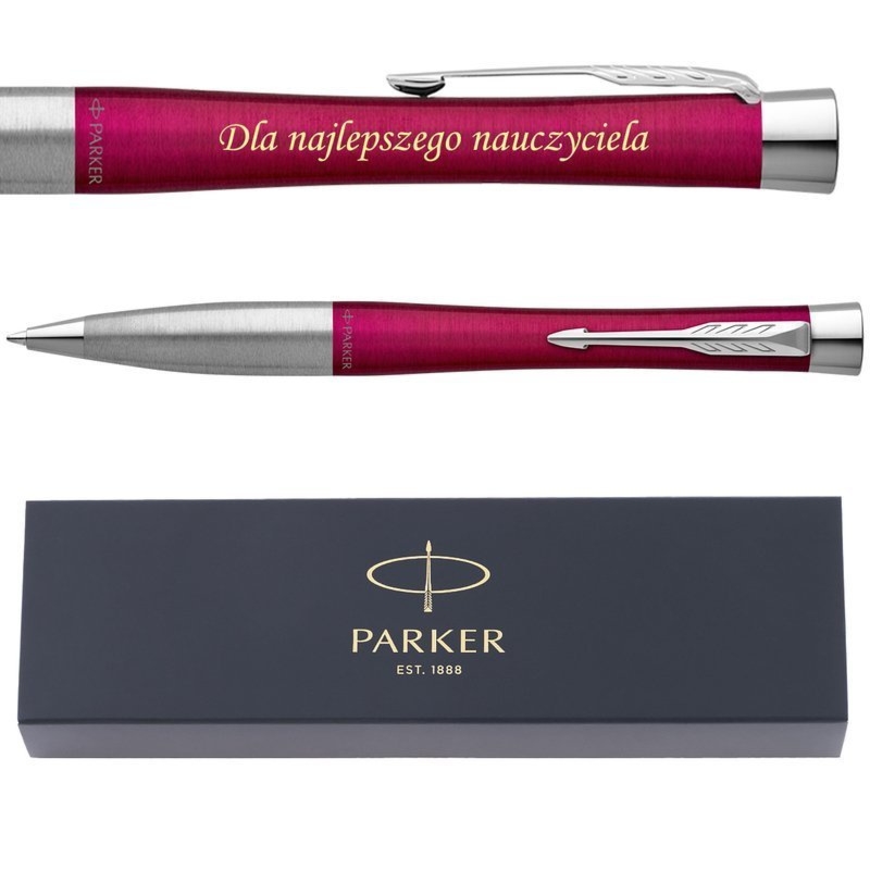 Parker Urban Twist CT różowy magenta z grawerem w pudełku