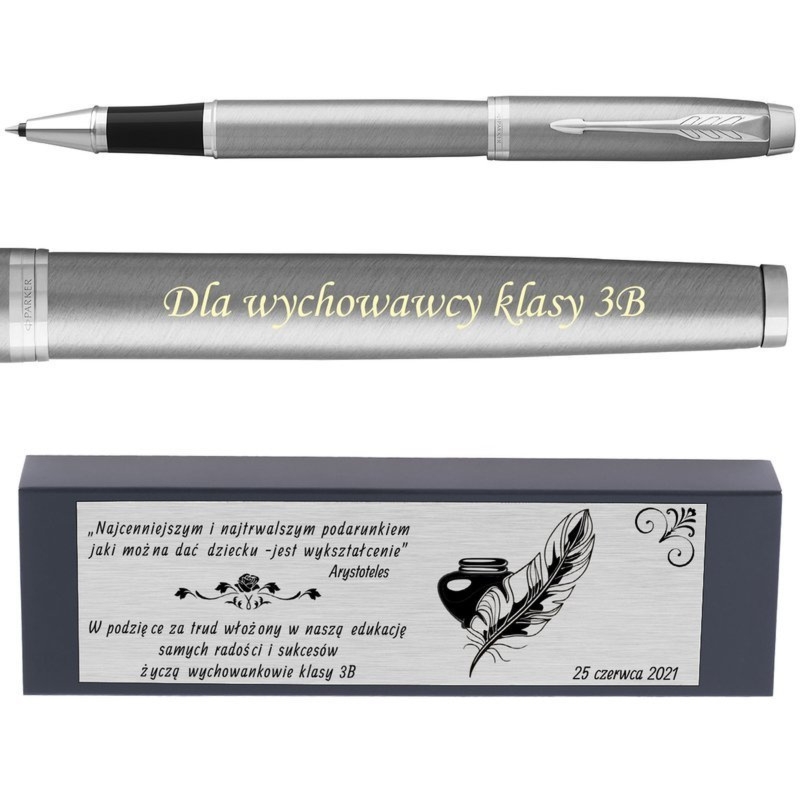 Pióro Kulkowe IM Essential Stainless Dedykacja