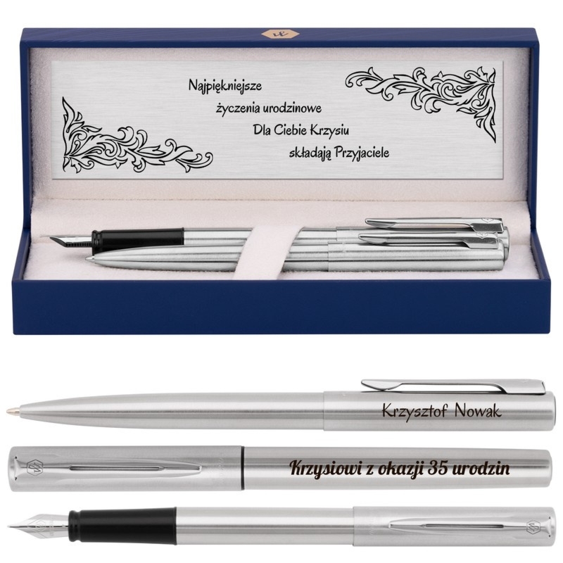 Urodziny i imieniny: zestaw Waterman Graduate z grawerem