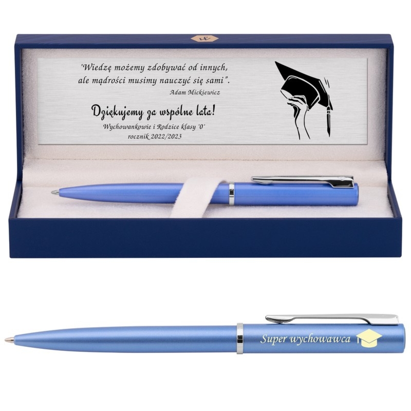 Prezent dla wychowawcy: długopis Waterman Allure z grawerem
