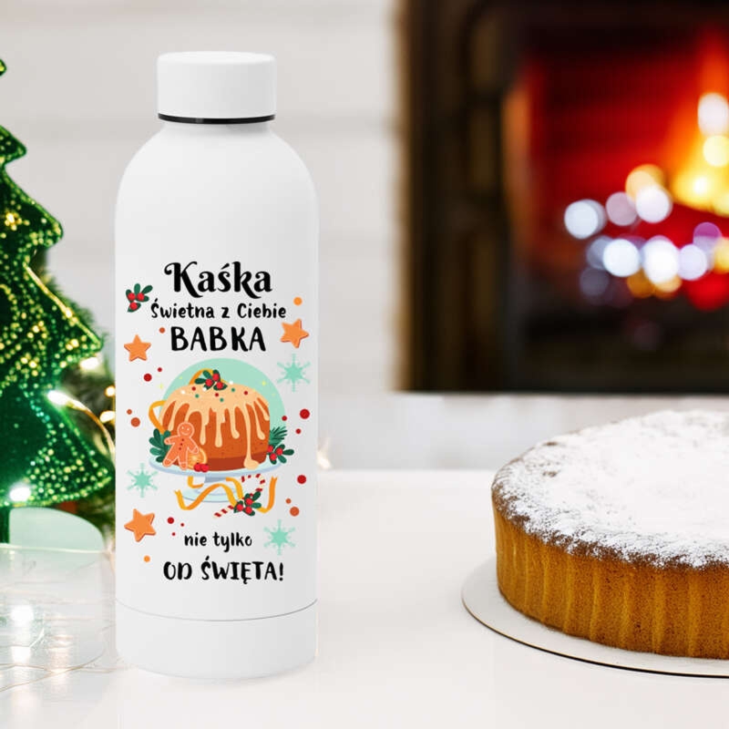 Butelka termiczna 500 ml Terryl z nadrukiem UV – idealny świąteczny prezent