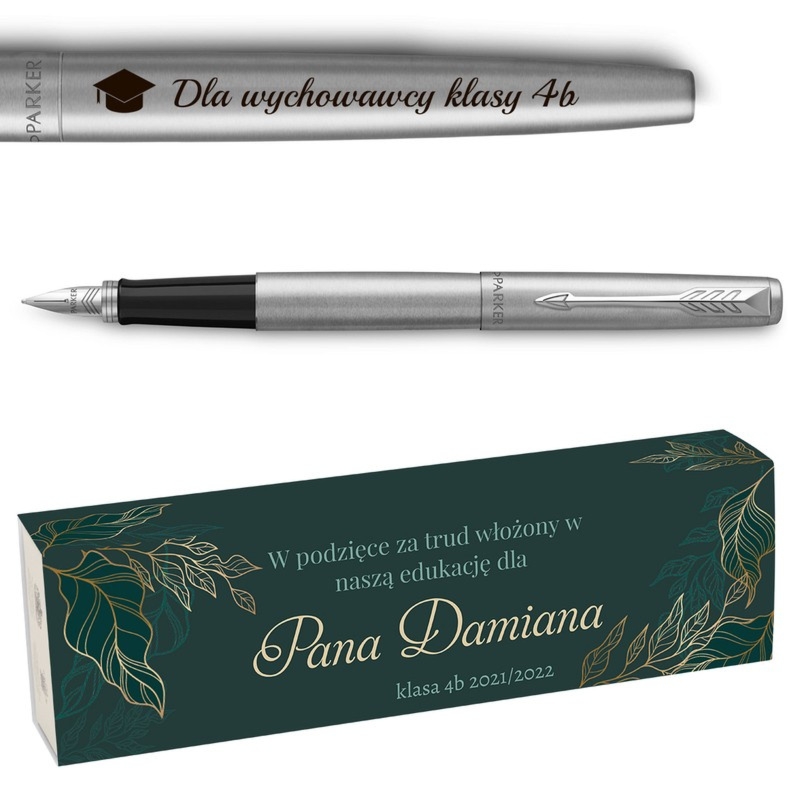 Pióro wieczne na koniec roku Parker Jotter CT z grawerem
