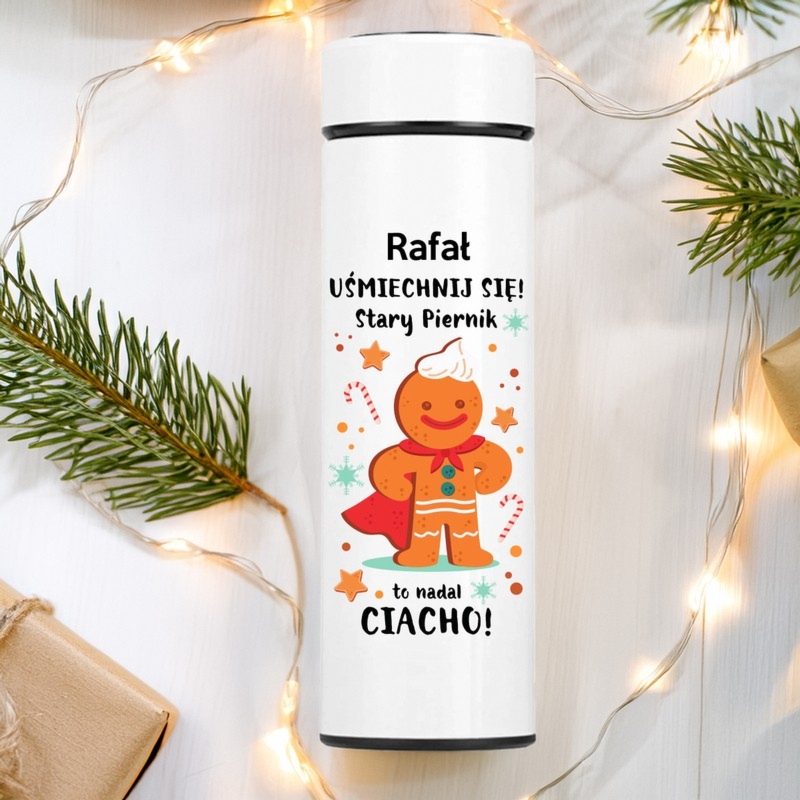 Kubek termiczny z kolorowym nadrukiem – trwały i praktyczny prezent na Święta