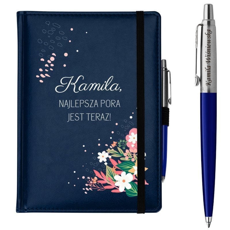 Zestaw na koniec roku: notes Nebraska z nadrukiem UV + Parker