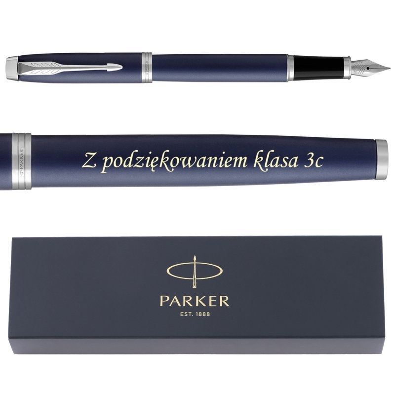 Pióro wieczne Parker IM Blue CT na Dzień Matki z grawerem