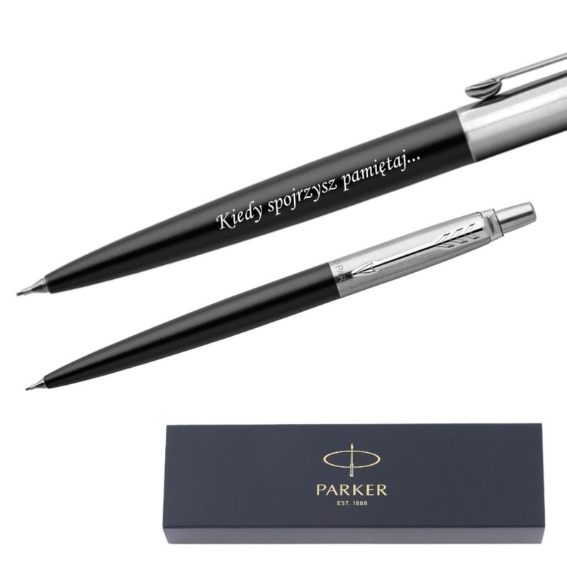 Ołówek Parker Jotter CT Czarny Bond Street Grawer