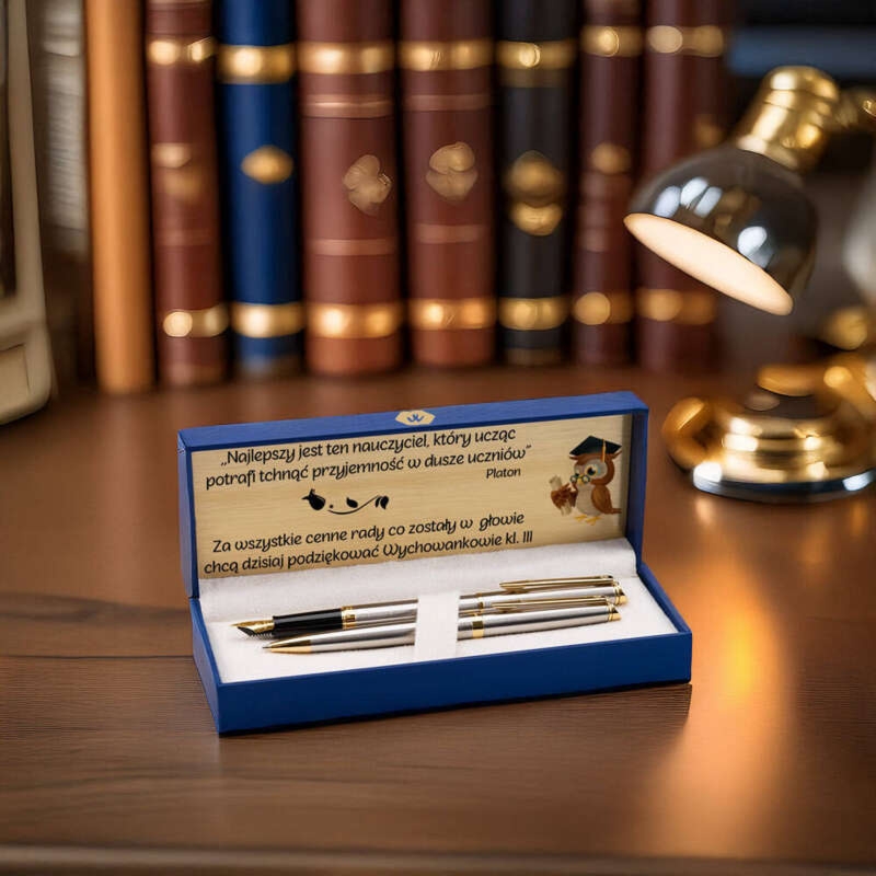 Zestaw Waterman Hemisphere GT – pióro i długopis z grawerem