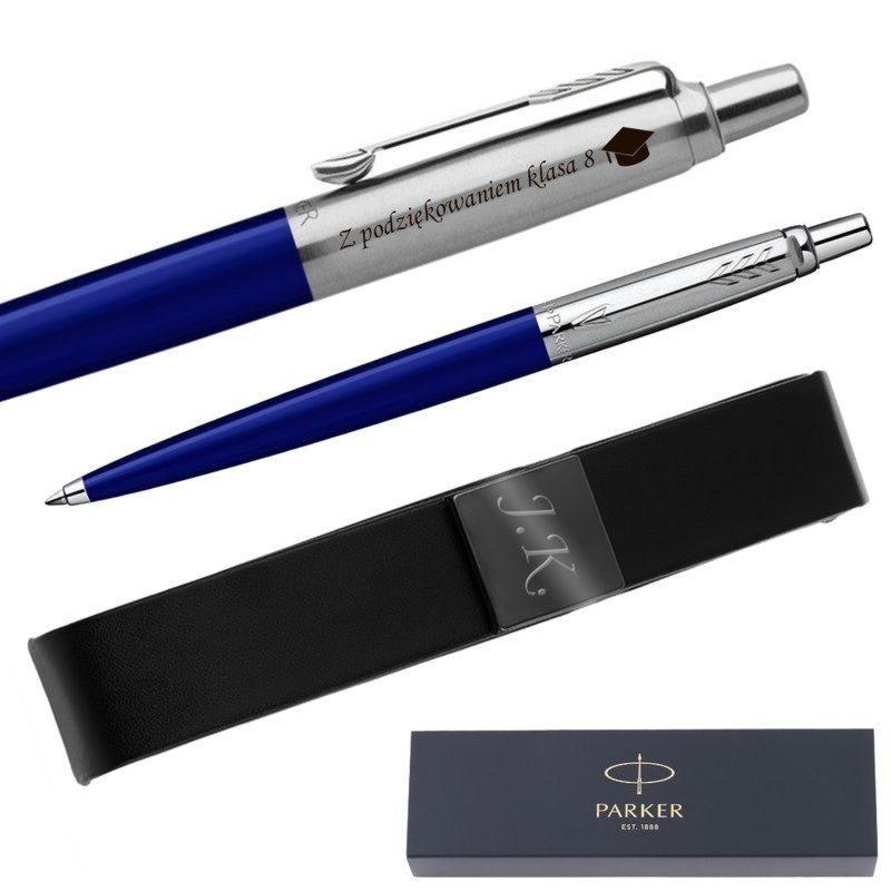 Długopis Parker Jotter Special niebieski z etui i grawerem