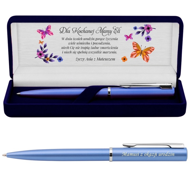 Podziękowanie dla rodziców: długopis Waterman Allure z grawerem