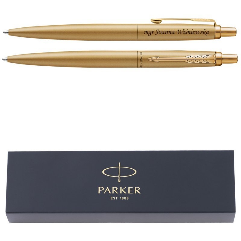 Długopis Parker Jotter XL Gold z grawerem do 30 znaków w etui Parker