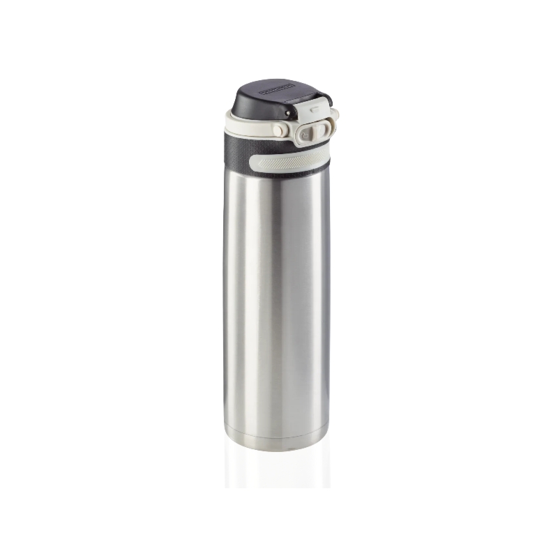 Kubek termiczny Flip 600 ml, srebrny