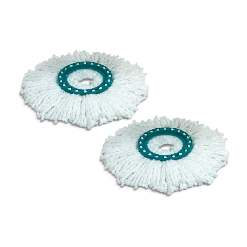 Zestaw 2 sztuk zapasowa głowica z mikrofibry do Clean Twist Mop