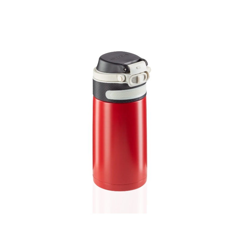 Kubek termiczny Flip 350 ml, czerwony
