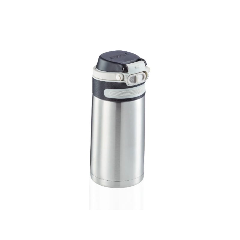 Kubek termiczny Flip 350 ml, srebrny