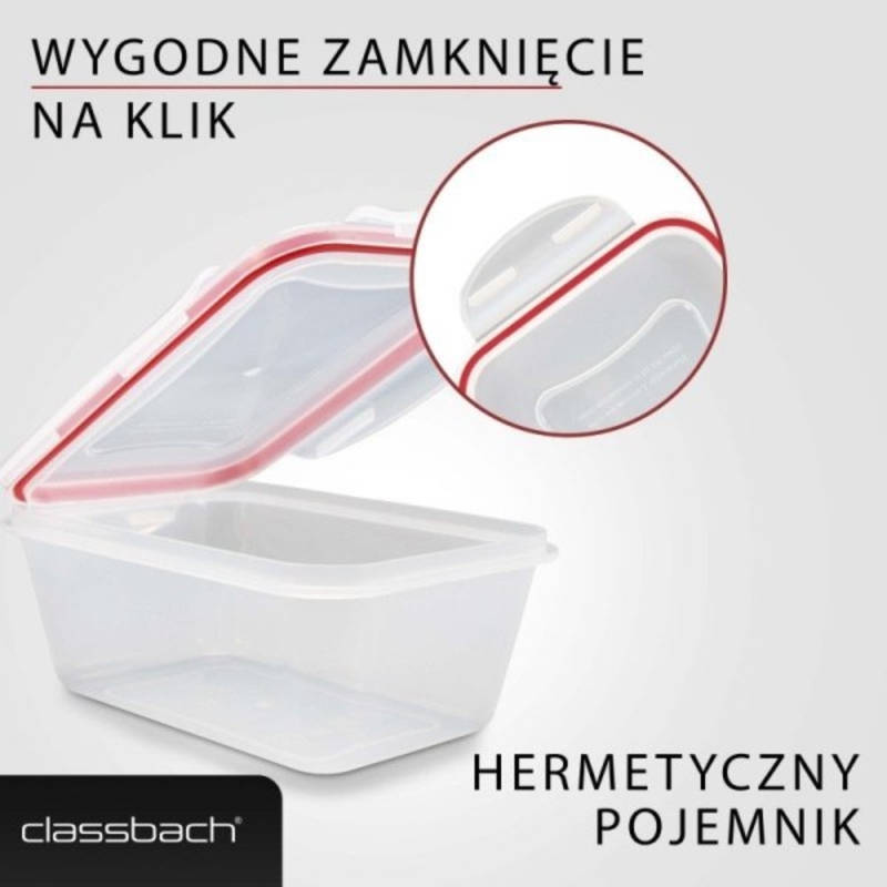 Pojemniki do przechowywania żywności 14x Classbach C-FHD 4009 K Oficjalny sklep Classbach