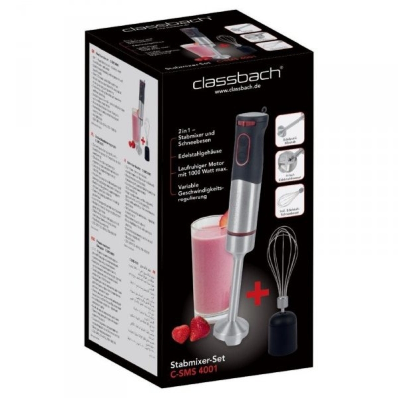 Wielofuncyjny blender ręczny, mikser Classbach C-SMS 4001 Oficjalny sklep Classbach