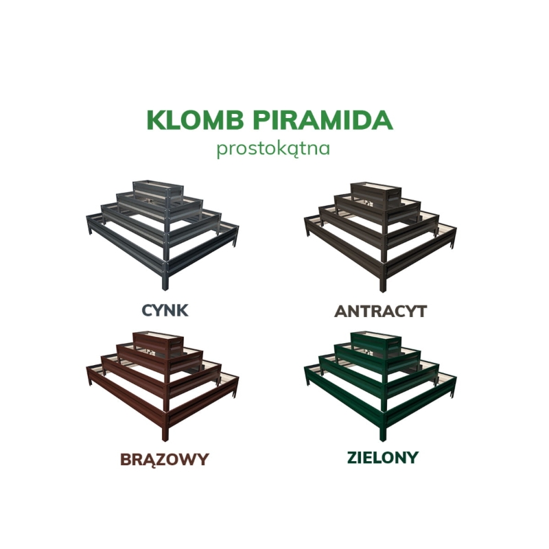 Klomb Piramida prostokątna