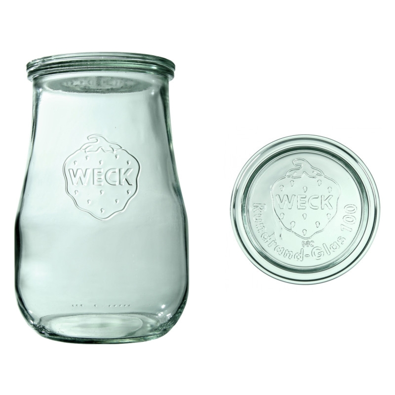 Słoik Tulip 1750 ml z pokrywą - op. 4 szt