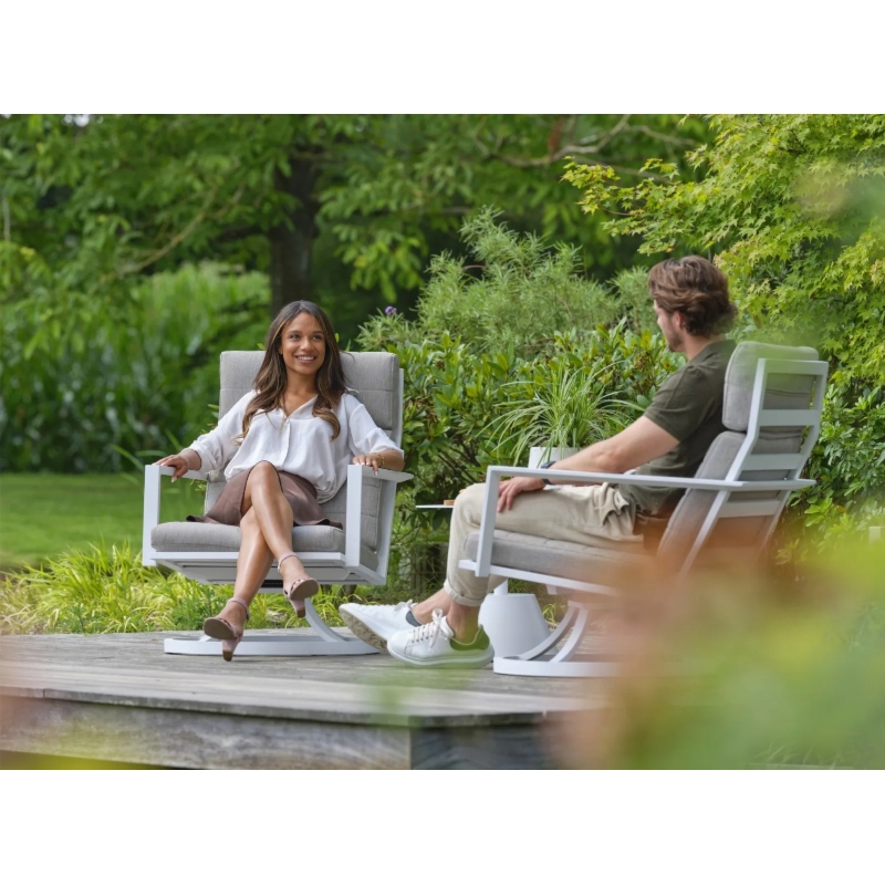 Fotel obrotowy Maroon White
