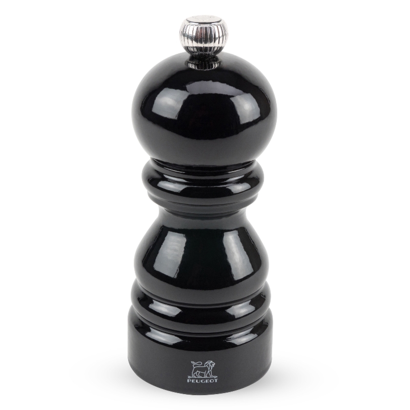 Młynek Paris 12 cm lakierowany czarny