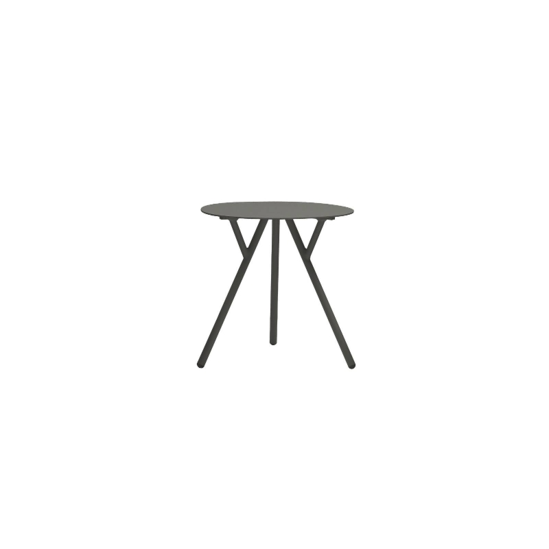 Stolik kawowy na balkon DJ okragły  Ø50 Couture Jardin antracytowy aluminium