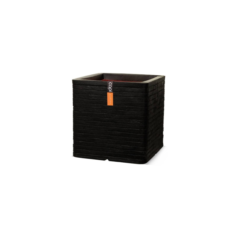 Donica ogrodowa KBLR mrozoodporna 40x40x40 Capi antracytowa