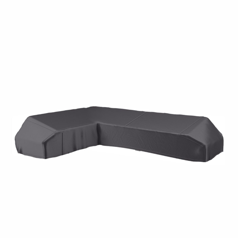Pokrowiec na zestaw ogrodowy narożny  7884 50x275x90x30-45-70 lewy  AeroCover szary