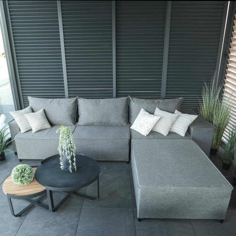 Bolzano Modern narożnik / sofa ogrodowa wyprzedaż ekspozycji