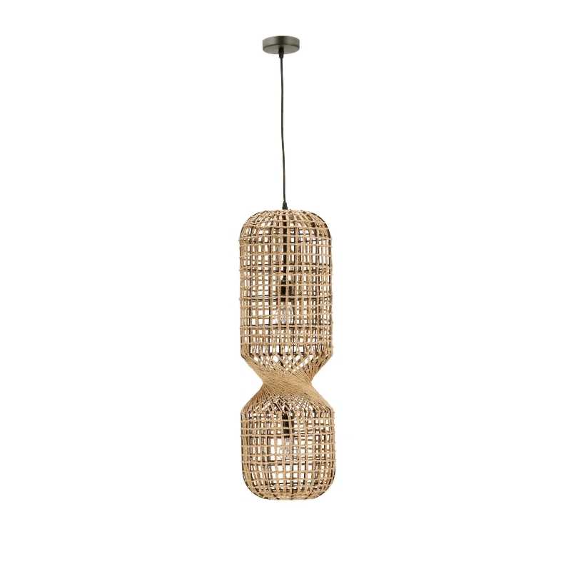 Lampa wisząca MALABO Bizzotto papier i metal wys. 77,5 cm S