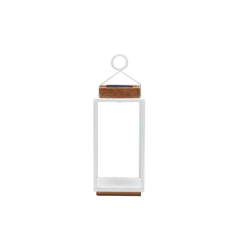 Lampa solarna ogrodowa, na balkon COCO   Suns biała