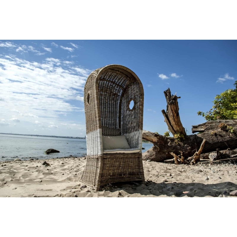 Kosz rattanowy plażowy  ST-TROPEZ  66x75x172 Vimine brązowy
