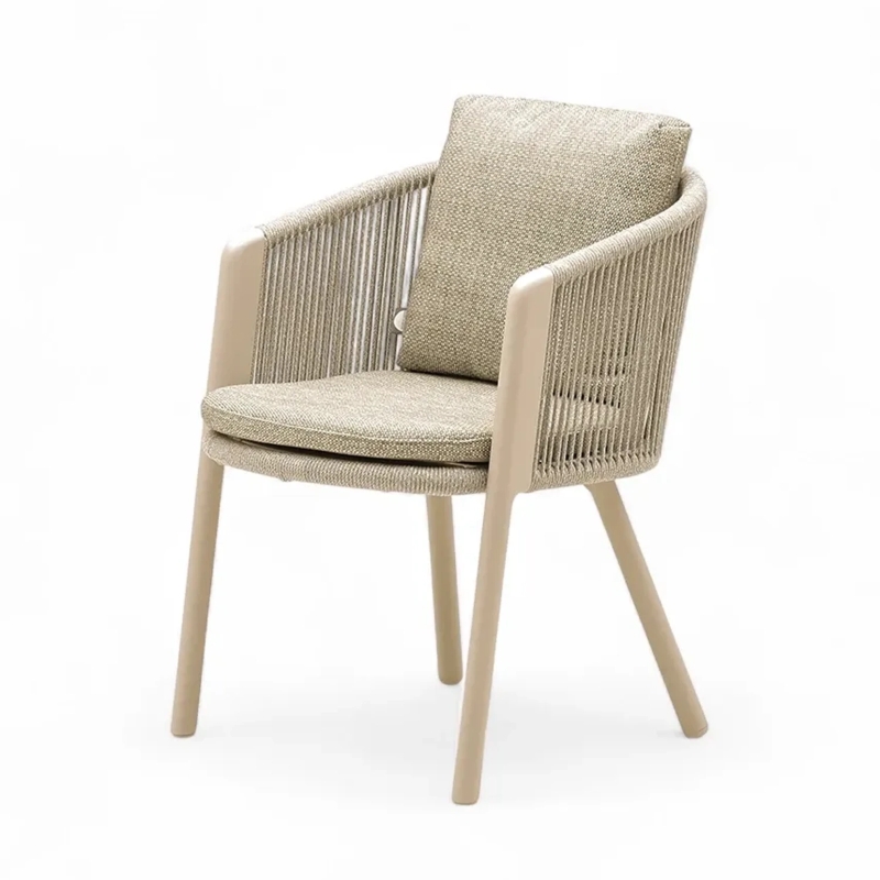 Krzesło ogrodowe HAVEN 57x63x76 ZUMM aluminium mokka