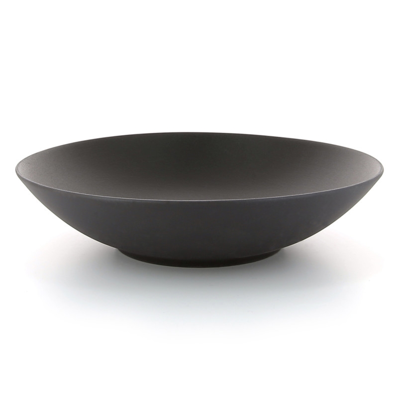 Equinoxe talerz głęboki czarny 24cm