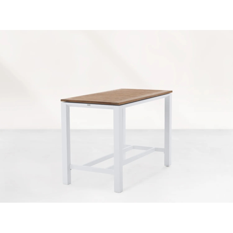 Stół barowy 140x75 Concept White Teak