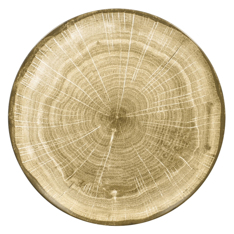 Woodart talerz płaski brazowy 24 cm RAK