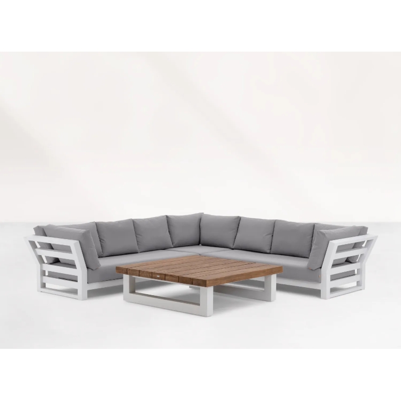Zestaw wypoczynkowy Nevada White Teak